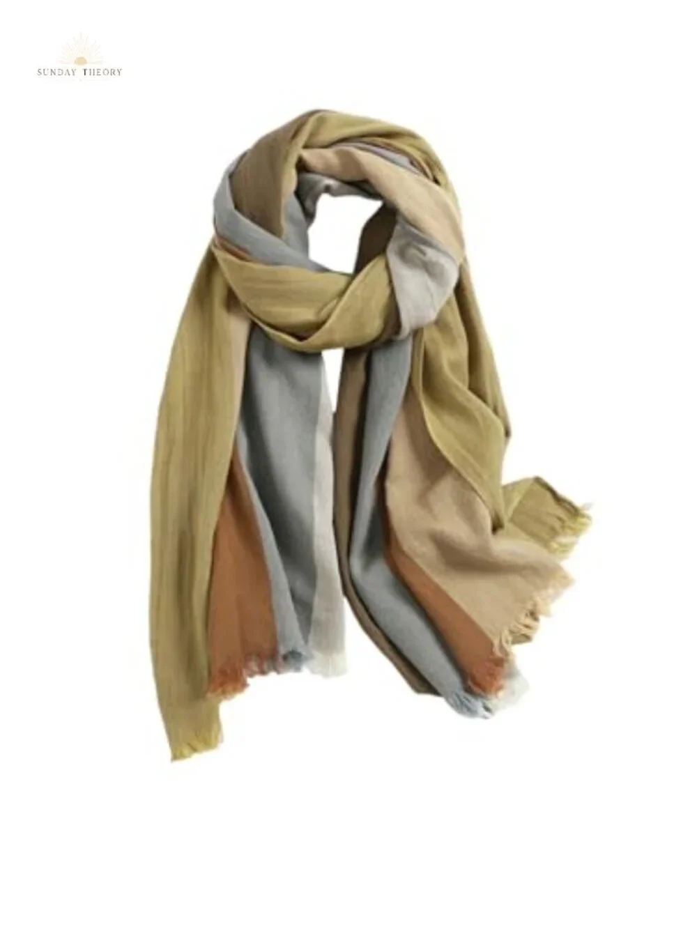 Women's Cotton Fringe Scarf Shawl Wrap 31x78 Lightweight Bohemian
